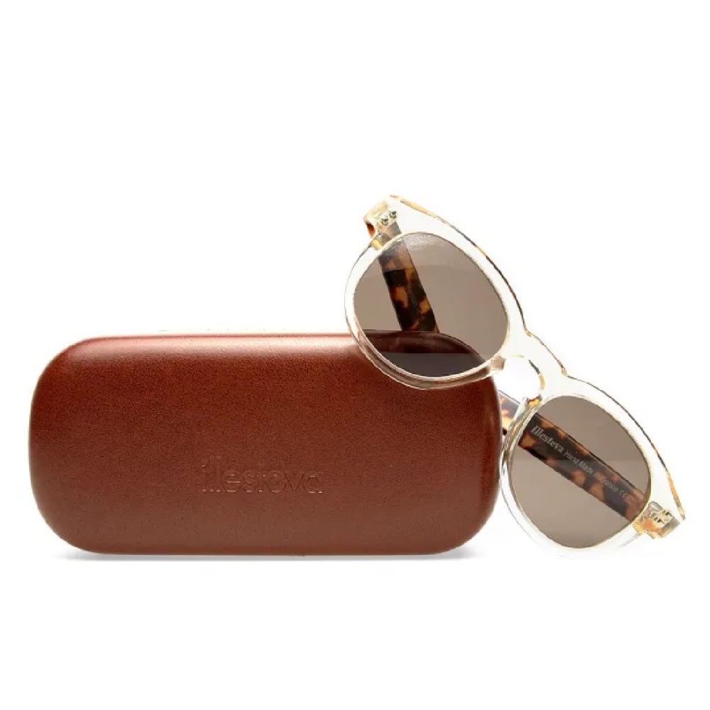 ILLESTEVA MURDOCH II SUNGLASSES clear tortoise